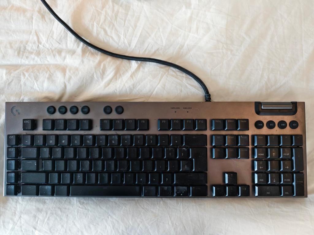Logitech G815 Tactile RGB Mechanisch Gaming Toetsenbord, Computers en Software, Toetsenborden, Ophalen, Logitech, Zo goed als nieuw