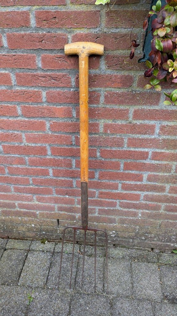 Riek / mestvork Victoria 5 tands, Tuin en Terras, Hand-tuingereedschap, Ophalen of Verzenden, Vork