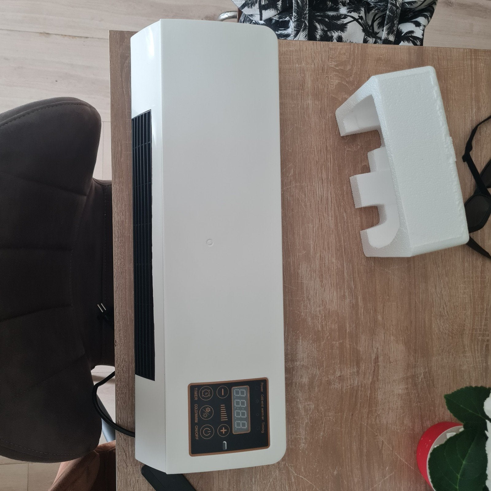 PTC Wandverwarming met Afstandsbediening en Timer, Koelen en Ontvochtigen, Timer, Minder dan 60 m³, Nieuw
