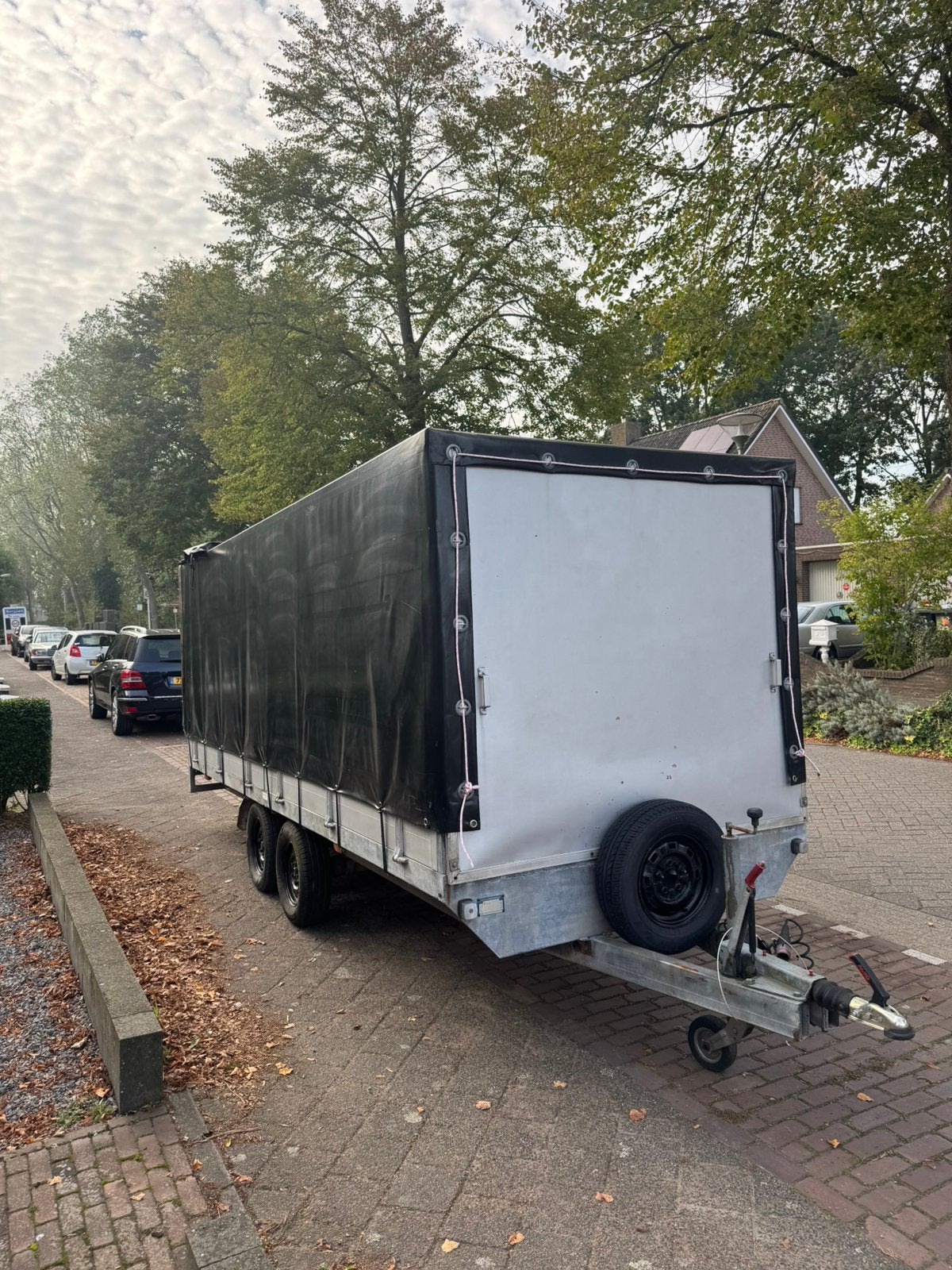 Aanhanger huif tendemasser 2000kg 495x175, Ophalen, Gebruikt
