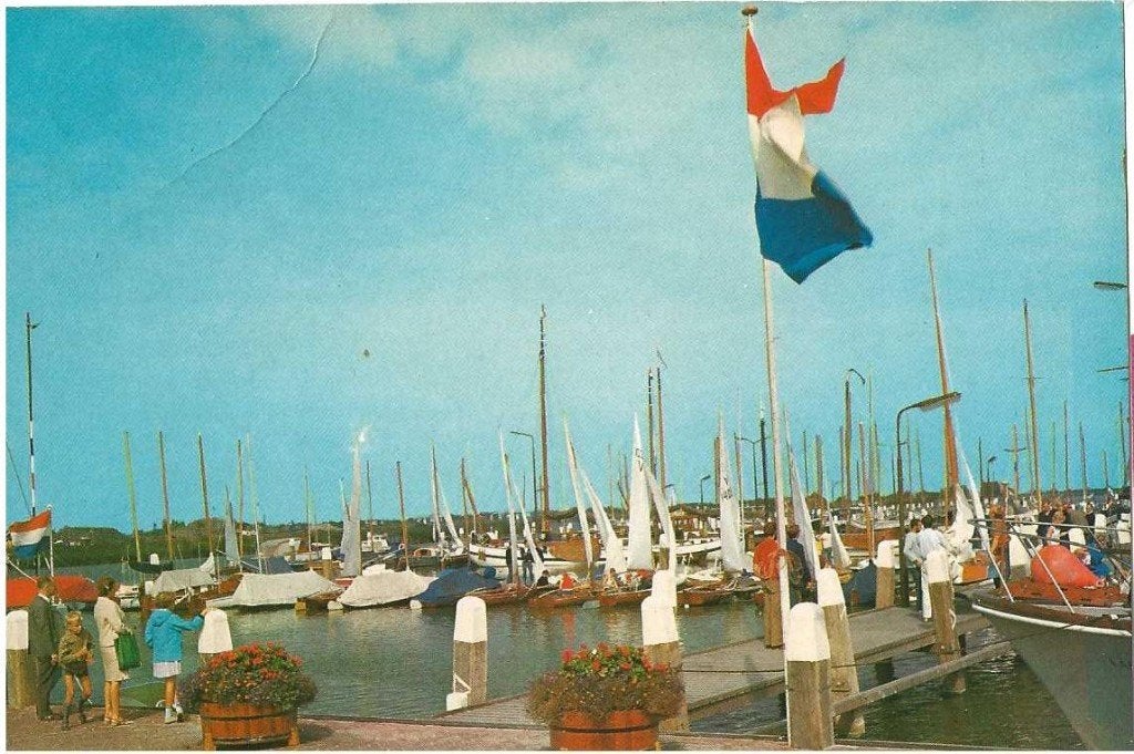 Enkhuizen-445  .Jacht haven, Ophalen of Verzenden, 1980 tot heden, Ongelopen, Noord-Holland