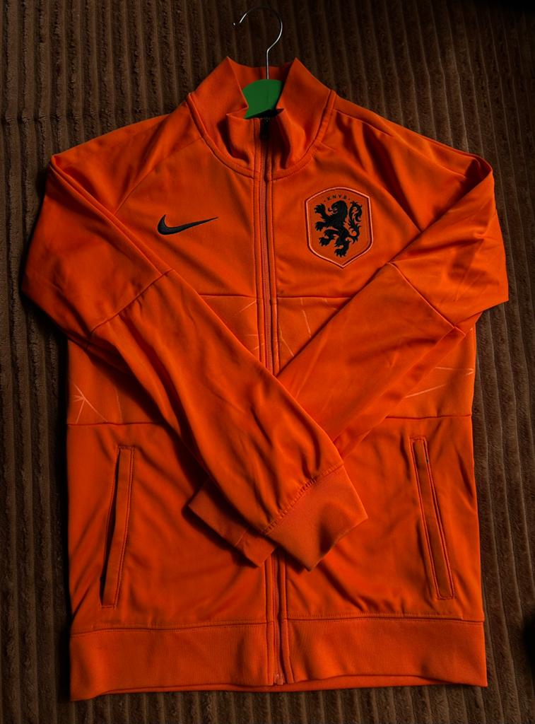 Officieel Nederlands Elftal trainingsjack kids, Maat XS of kleiner, Ophalen of Verzenden, Zo goed als nieuw, Trainingspak