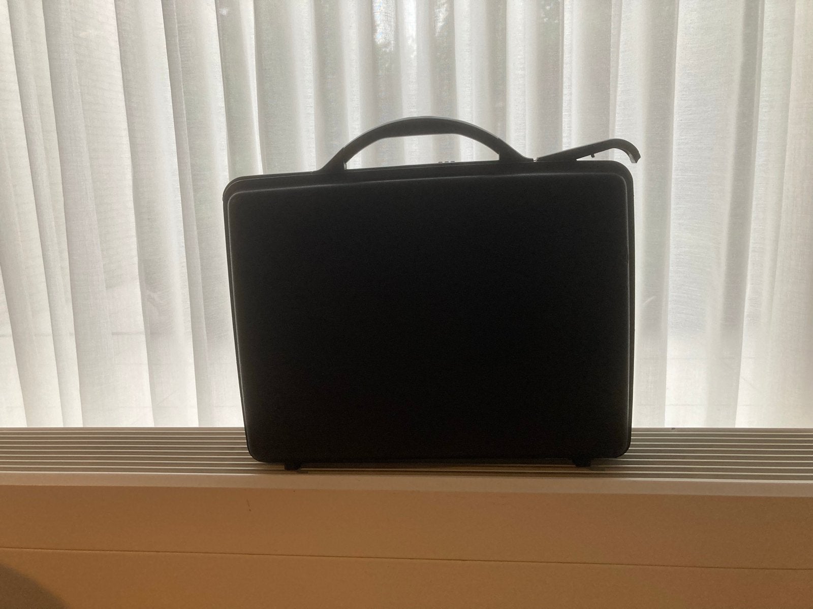 Samsonite Attachékoffer - Zwart, Ophalen, Gebruikt, Hard kunststof, Slot