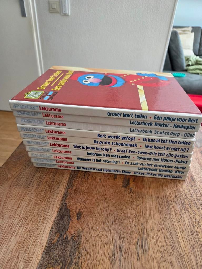 Sesamstraat Lekturama Boeken - 10 Stuks, Boeken, Ophalen of Verzenden, Zo goed als nieuw, Diverse auteurs, Fictie algemeen