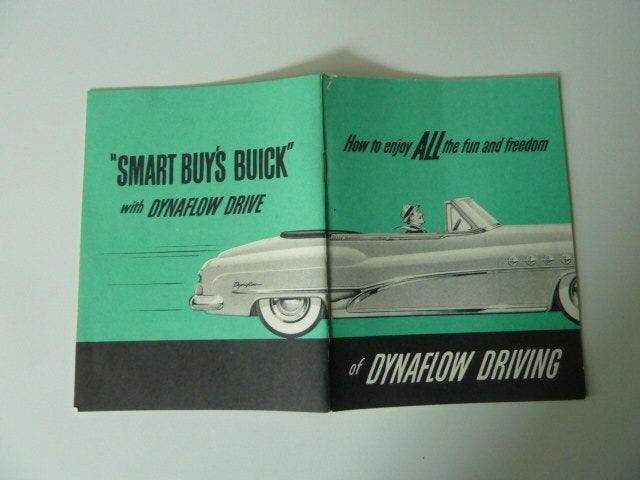 1951 Buick Let Dynaflow Driving Brochure USA, Ophalen of Verzenden, Gelezen, Overige merken