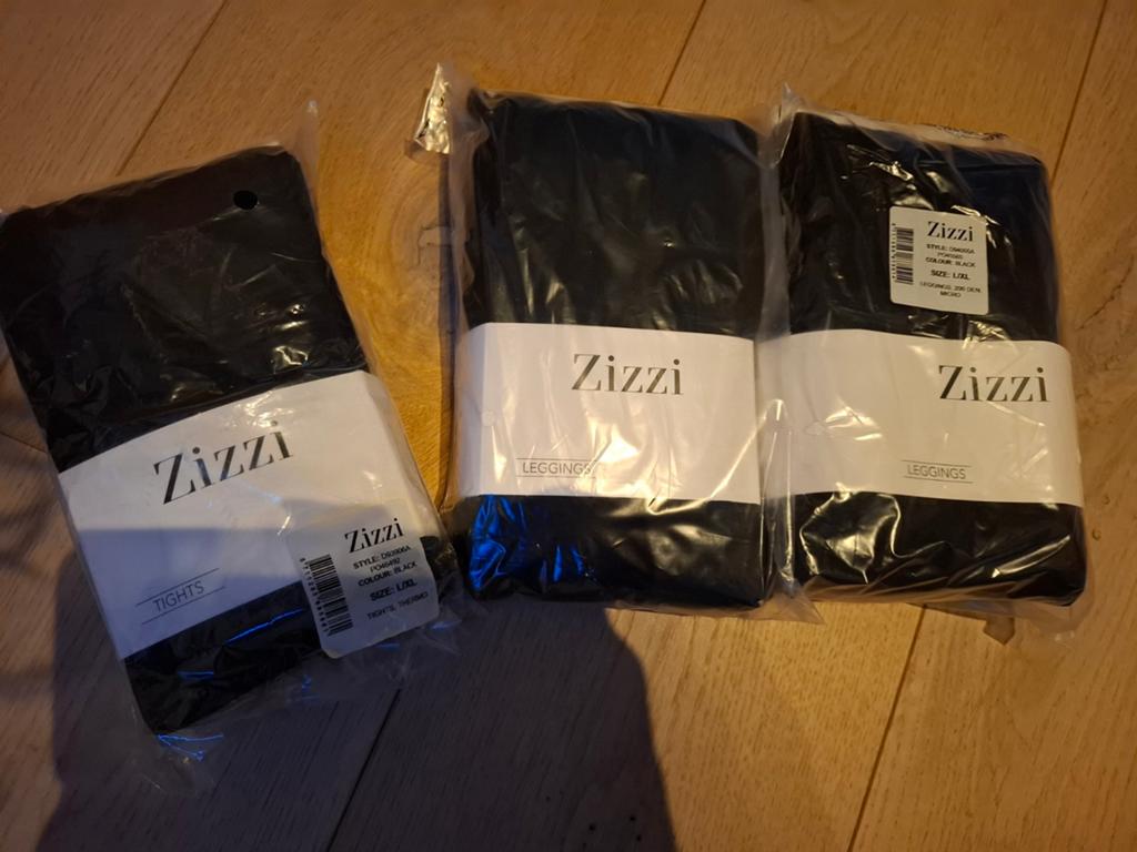 3 Zizzi Leggings 200DEN/thermo L/XL (50-54), Kleding | Dames, Leggings, Maillots en Panty's, Nieuw, Legging, Maat 48/52 (XL), Zwart