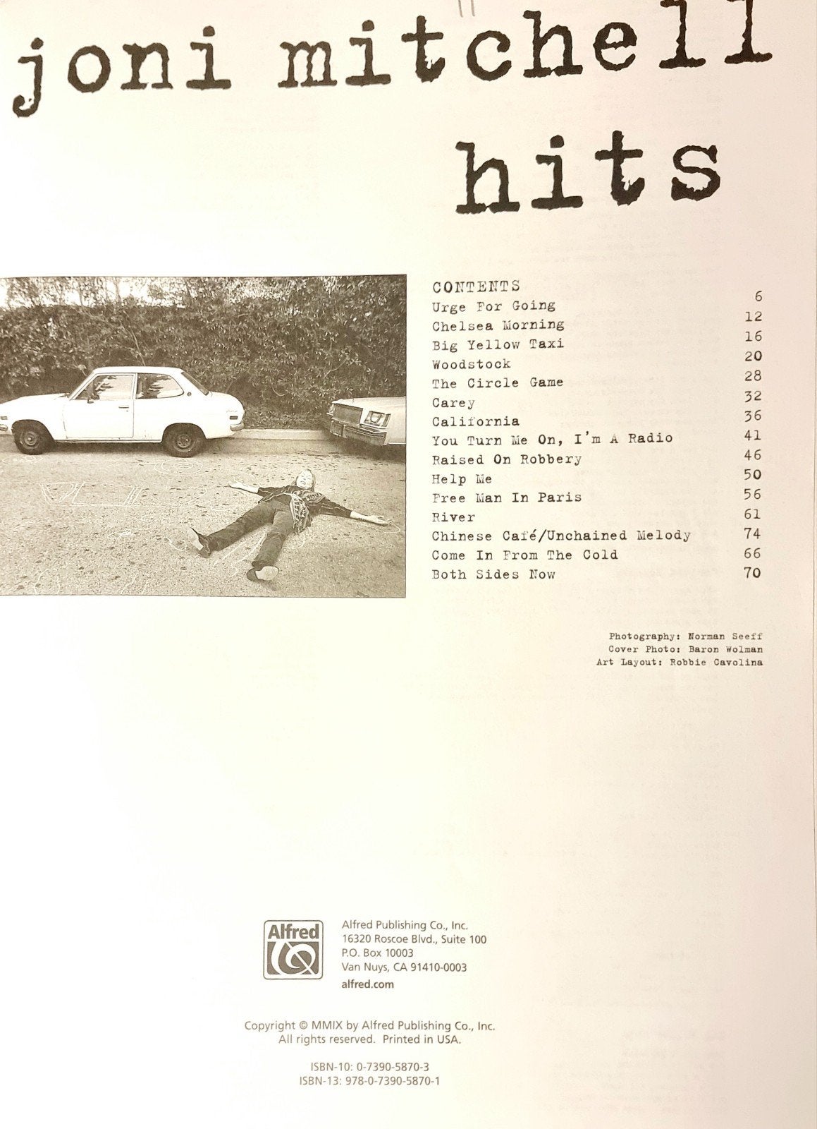 Joni Mitchell - Hits bladmuziekboek Art43 Ongebruikt., Muziek en Instrumenten, Verzenden, Gitaar, Zo goed als nieuw, Artiest of Componist