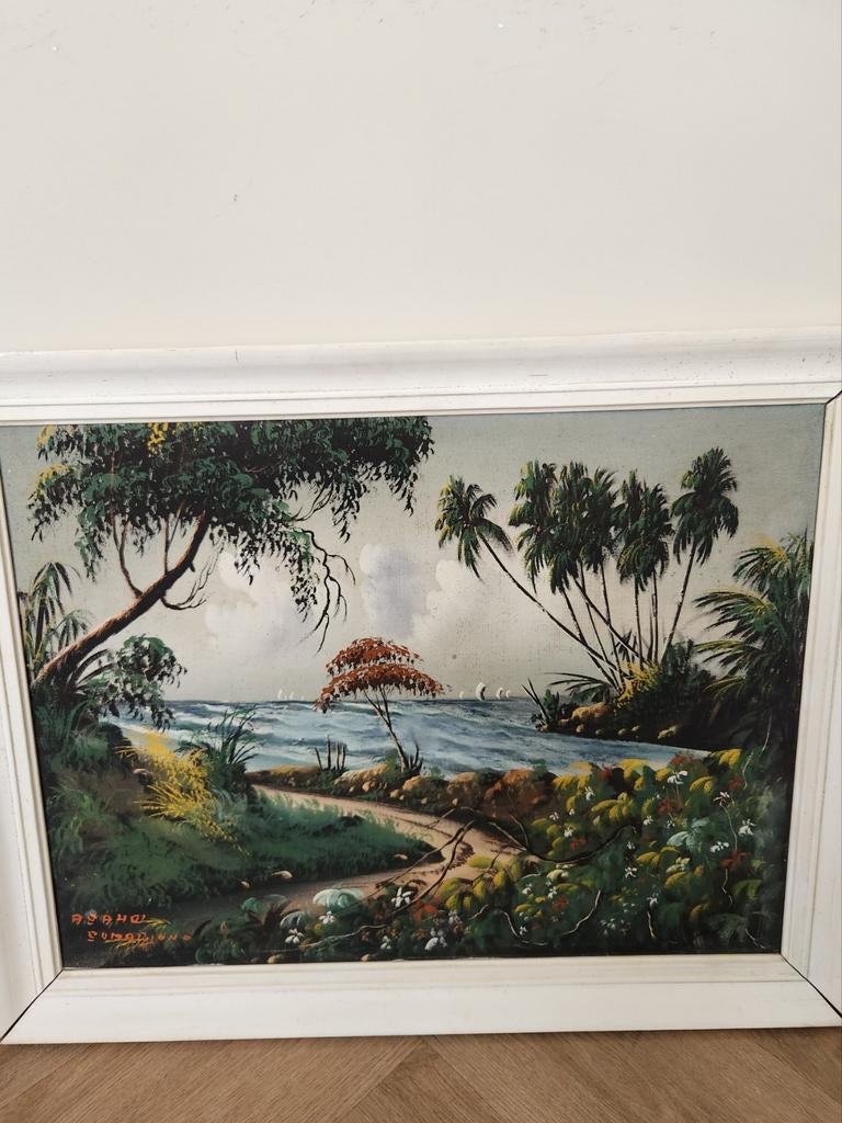 Prachtig schilderij Mooi Indië stijl, Ophalen
