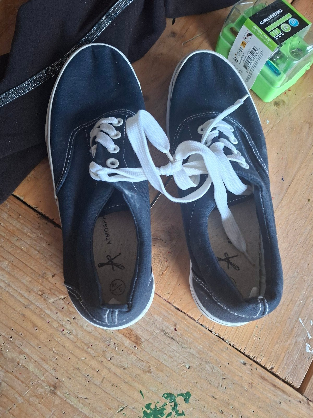 Zwarte sneakers van Atmosphere, maat 38/39, Kleding | Dames, Schoenen, Atmosphere, Zwart, Ophalen of Verzenden, Sneakers of Gympen