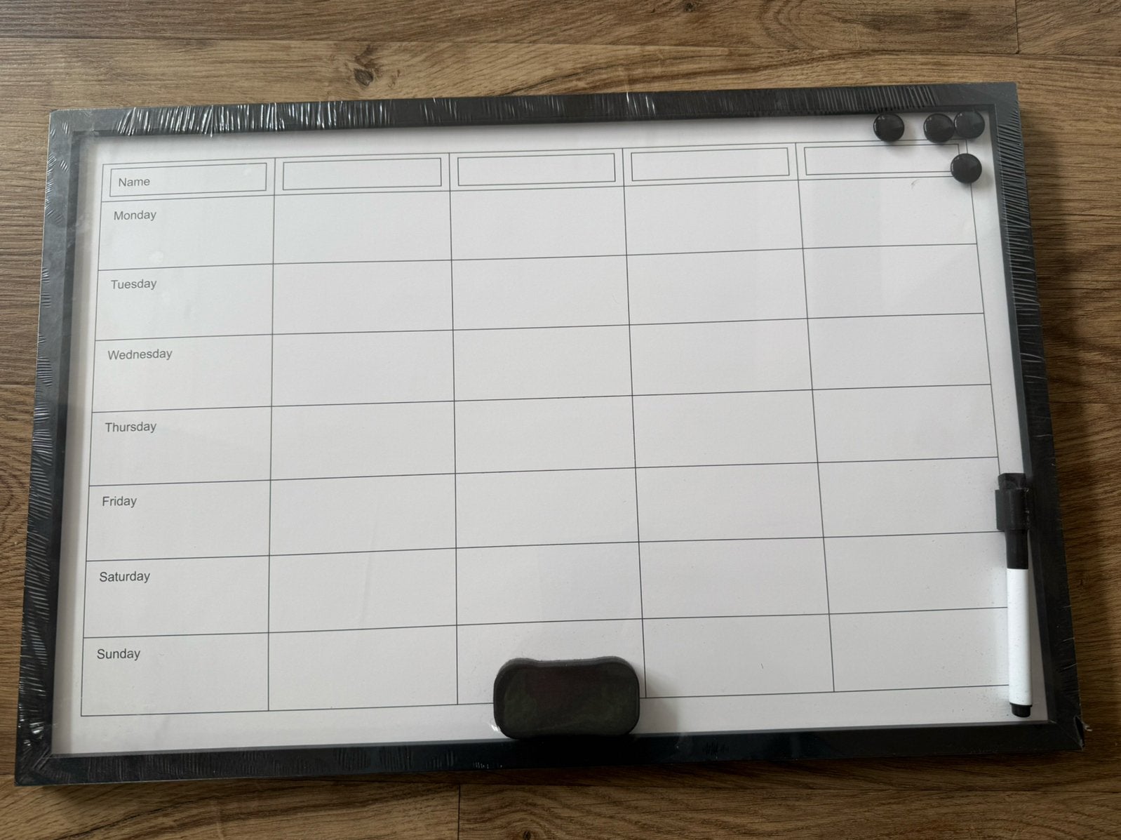 Week plan bord magneet (nieuw), Diversen, Ophalen of Verzenden, Zo goed als nieuw