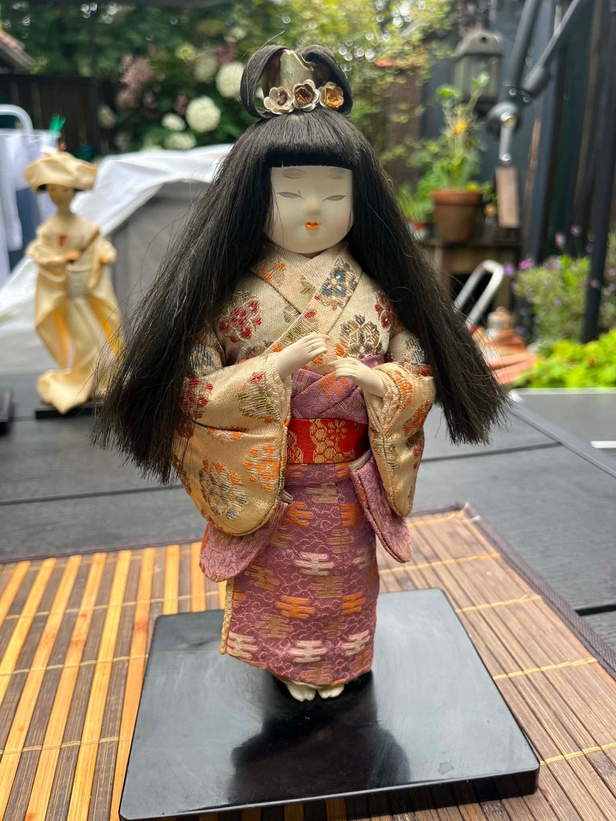 Vintage Japanse Geisha Pop in Kimono, Verzamelen, Ophalen of Verzenden, Zo goed als nieuw, Pop