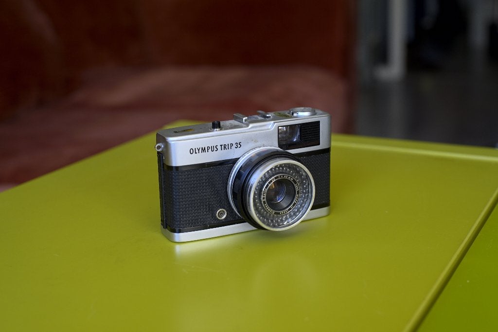 Olympus Trip 35, Audio, Tv en Foto, Fotocamera's Analoog, Ophalen of Verzenden, Gebruikt, Compact, Olympus