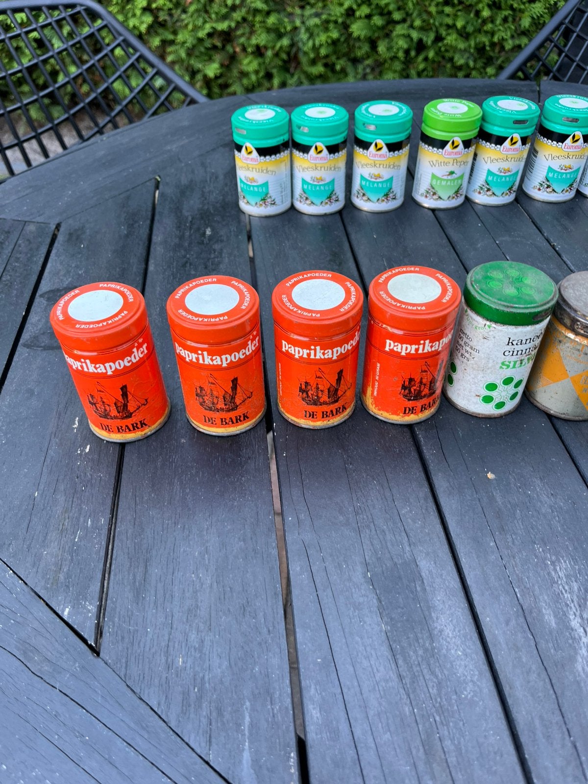 20 kruiden blikjes, Verzamelen, Ophalen of Verzenden, Gebruikt, Overige