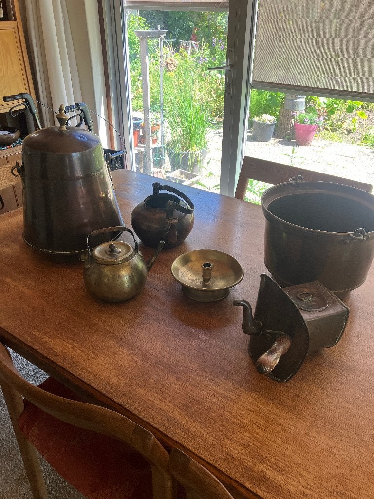 Antieke koperen en bronzen objecten– decoratie & verzameling, Ophalen of Verzenden, Brons