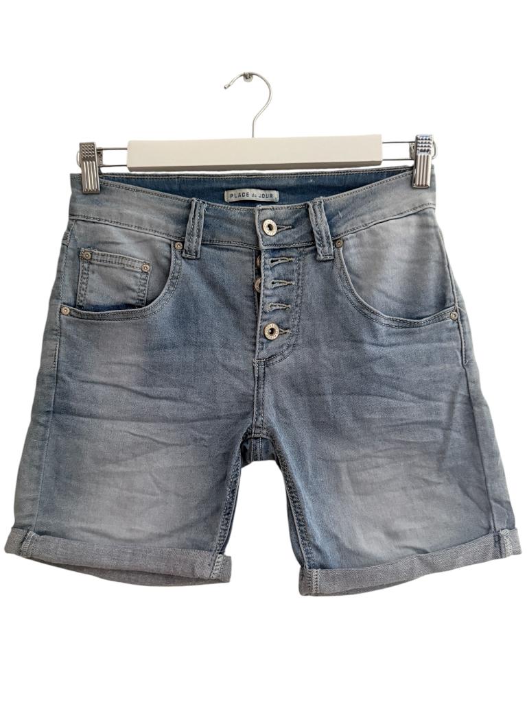 Place du Jour korte broek S, Kort, Blauw, Ophalen of Verzenden, Zo goed als nieuw