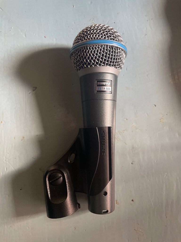 Shure Beta 58A, Ophalen of Verzenden, Zo goed als nieuw, Zangmicrofoon