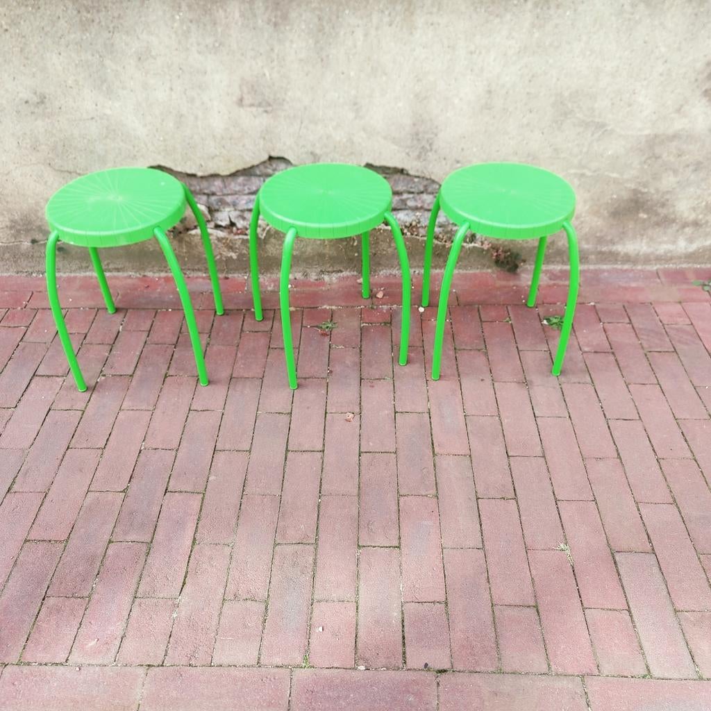 IKEA Frosta kruk - Groen, Huis en Inrichting, Krukjes, Ophalen of Verzenden, Gebruikt, Overige materialen