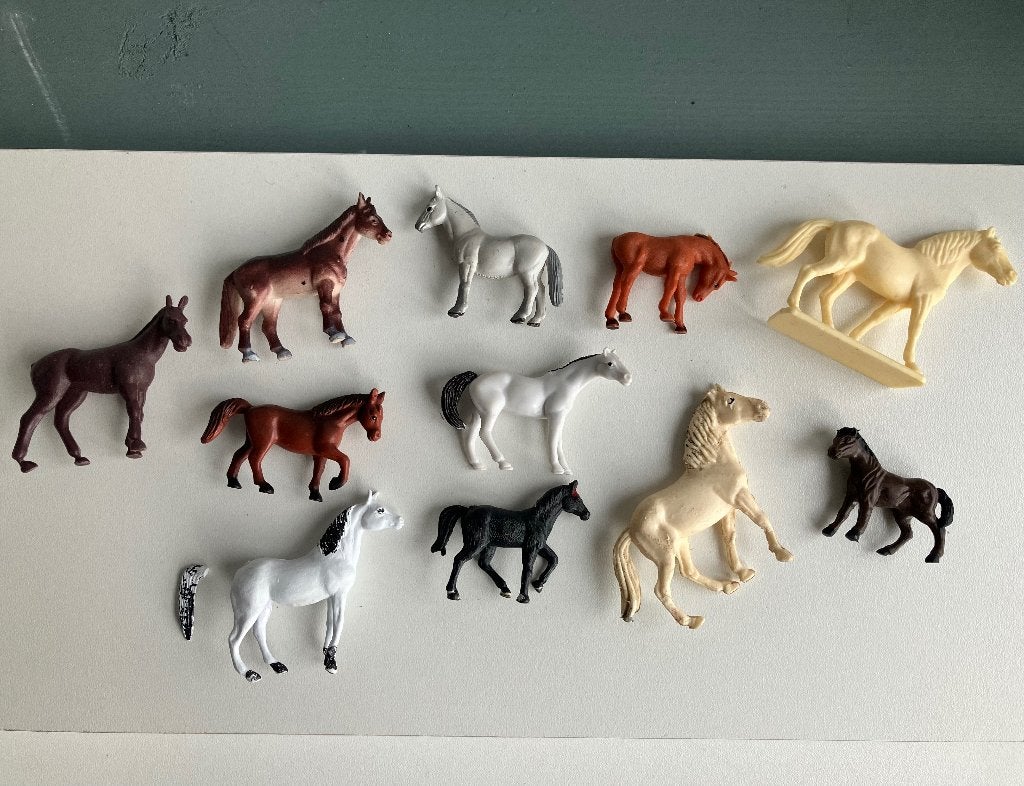 Plastic paarden, Ophalen of Verzenden, Zo goed als nieuw