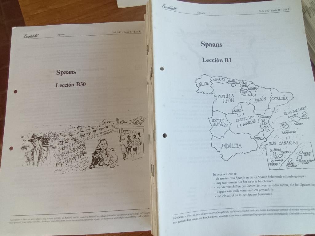 Cursus Spaans gevorderden, Ophalen, Zo goed als nieuw, Diverse auteurs