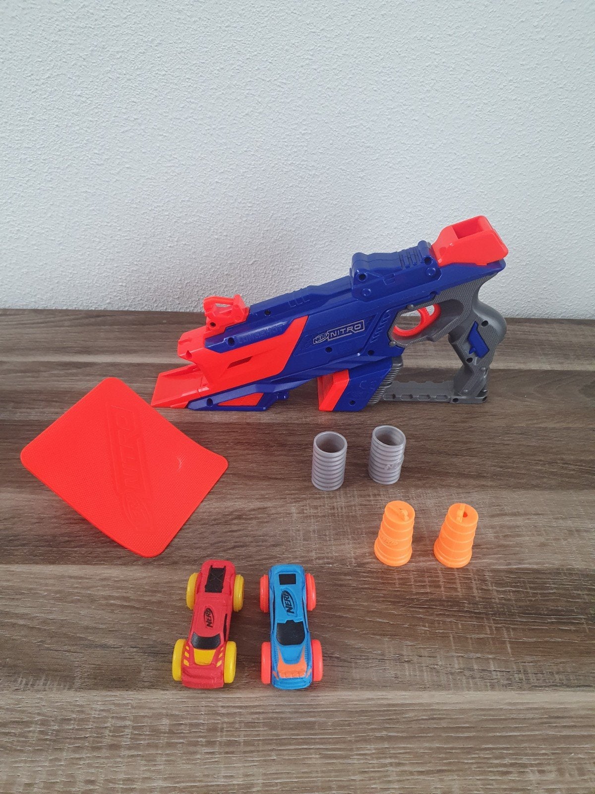 Nerf Nitro blaster compleet, Ophalen of Verzenden, Zo goed als nieuw