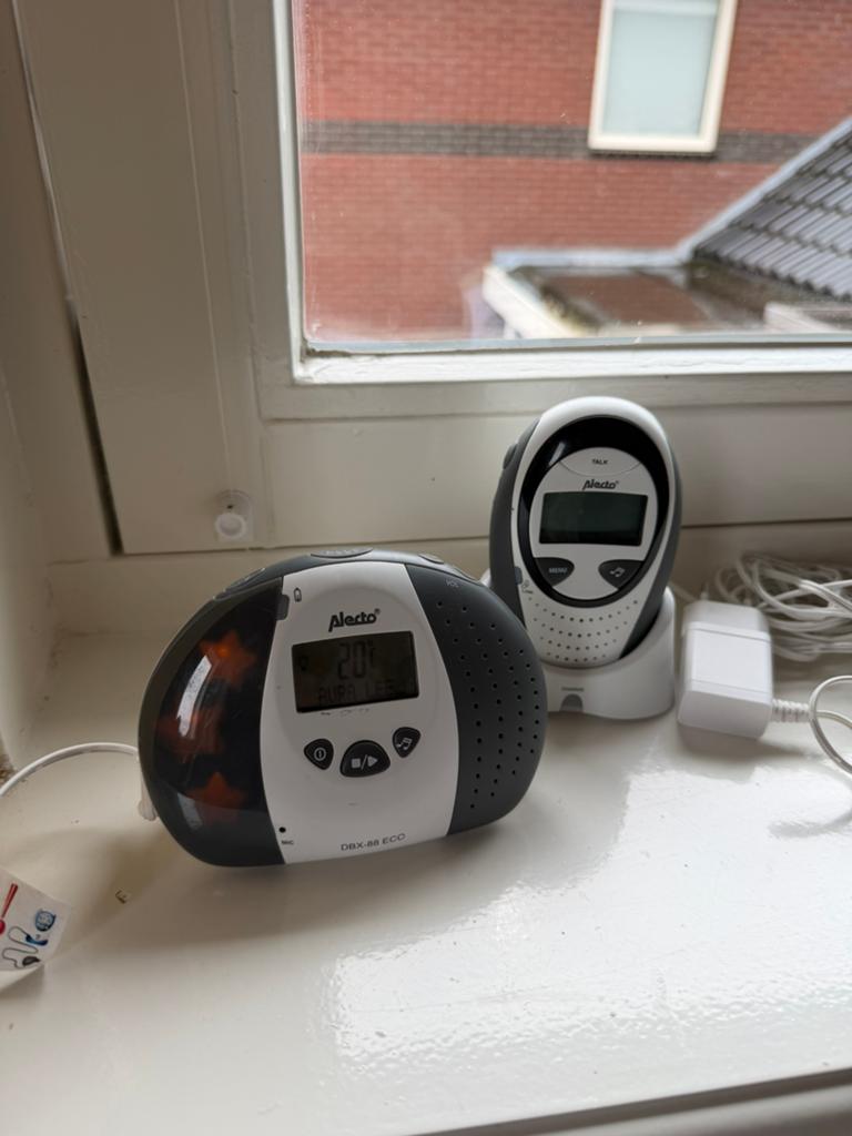 Alecto DBX-88 ECO Babyfoon, Kinderen en Baby's, Babyfoons, Ophalen, Zo goed als nieuw, 100 tot 250 meter, Digitaal