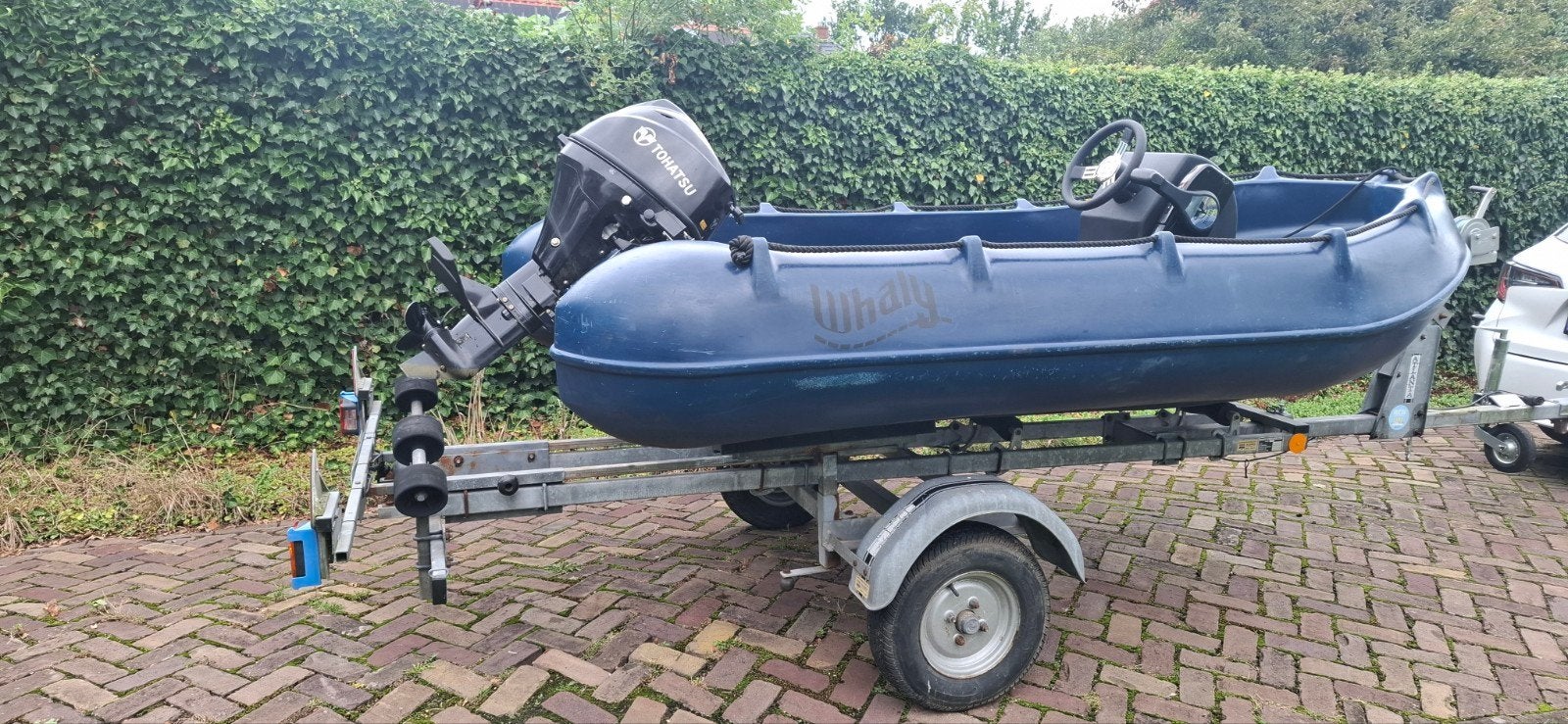 Waly 310, 9.8 pk motor, 2023, Incl een atlanta kanteltrailer, Watersport en Boten, Ophalen, Tot 10 pk, Zo goed als nieuw, Viertaktmotor