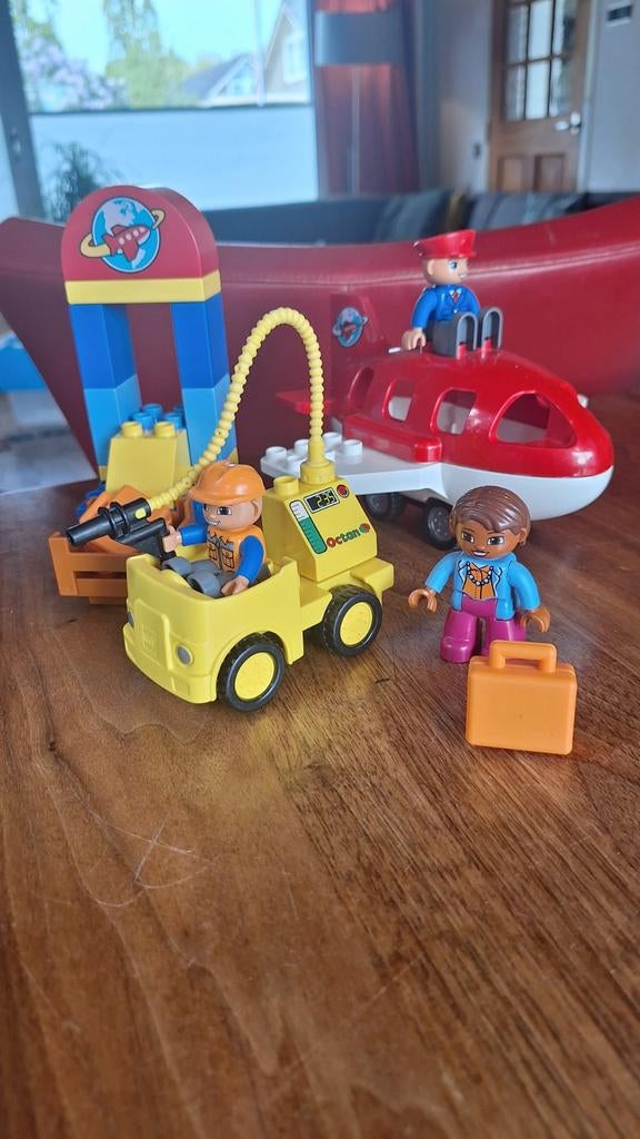 LEGO Duplo Vliegveld Set 10590, Ophalen, Gebruikt