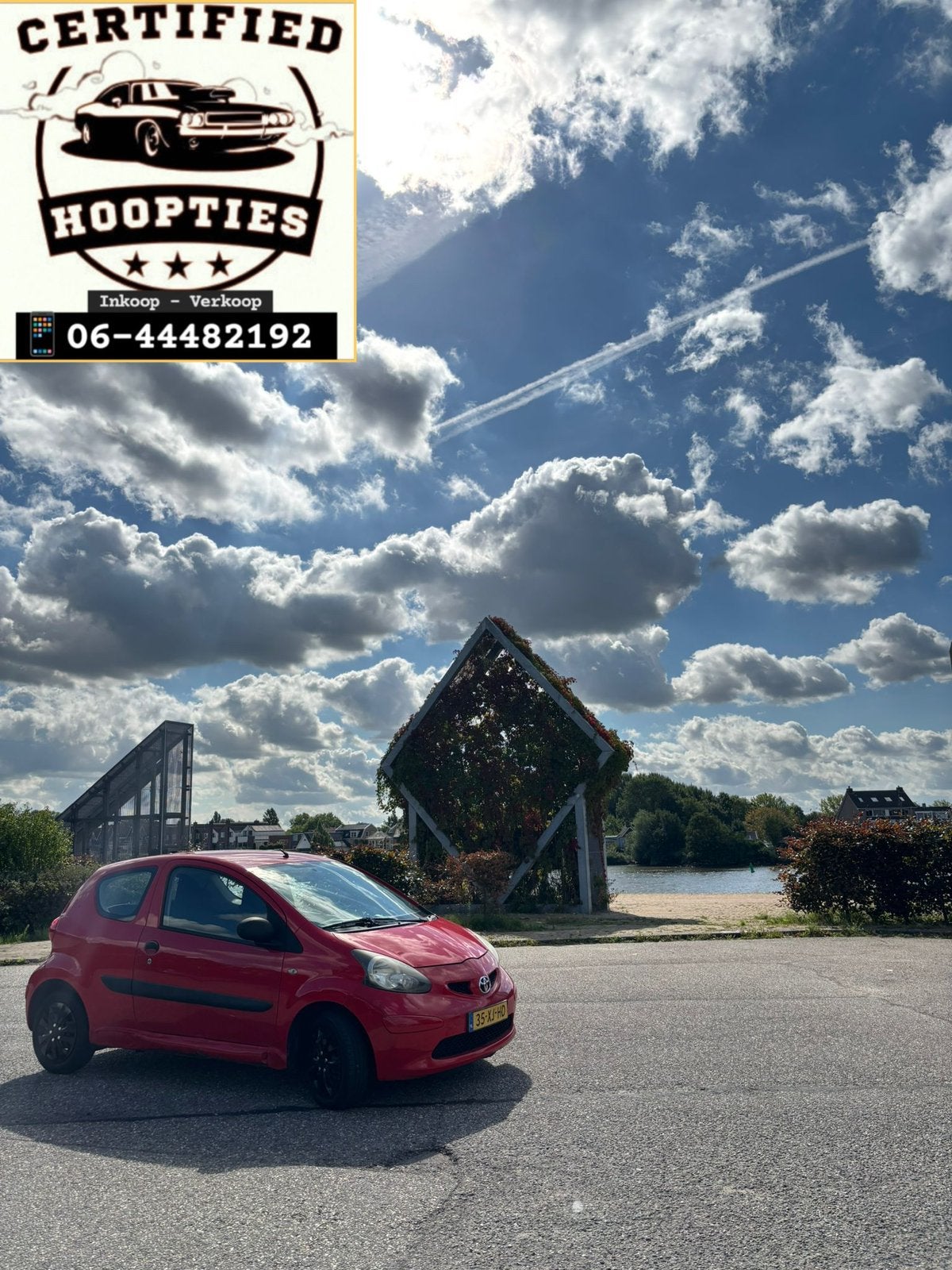 Toyota Aygo 1.0 3DRS 2007 Rood AIRCO APK 2/4/2026 RIJ KLAAR!, Voorwielaandrijving, 4 stoelen, 68 pk, Origineel Nederlands