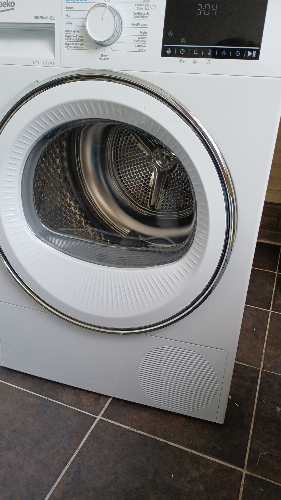 Beko DH8735GA01 - warmtepompdroger- zo goed als nieuw!, Witgoed en Apparatuur, Ophalen, 8 tot 10 kg, Zo goed als nieuw, Voorlader