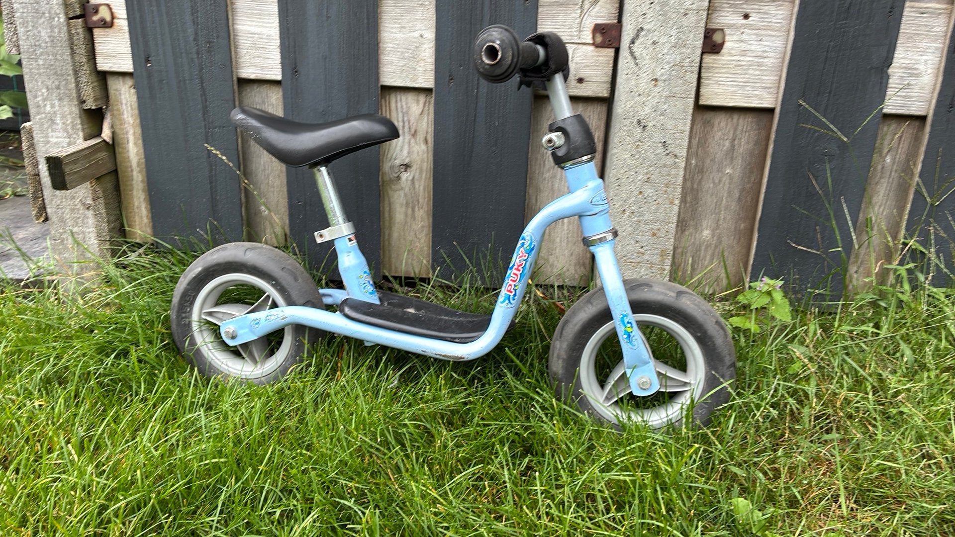 Loopfiets blauw Puky, Kinderen en Baby's, Speelgoed | Buiten | Skelters, Ophalen, Gebruikt, Puky