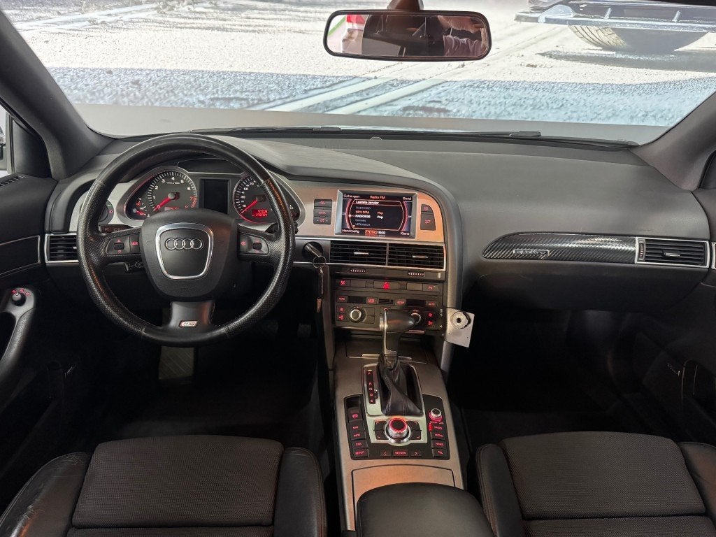Audi A6 3.2 FSI Quattro PRO LINE / S-line / 6-cilinder / Afn, Automaat, Gebruikt, 1715 kg, Zwart