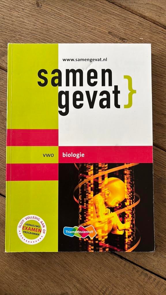 A.N. Leegwater - Vwo Biologie, VWO, Biologie, Ophalen of Verzenden, Zo goed als nieuw