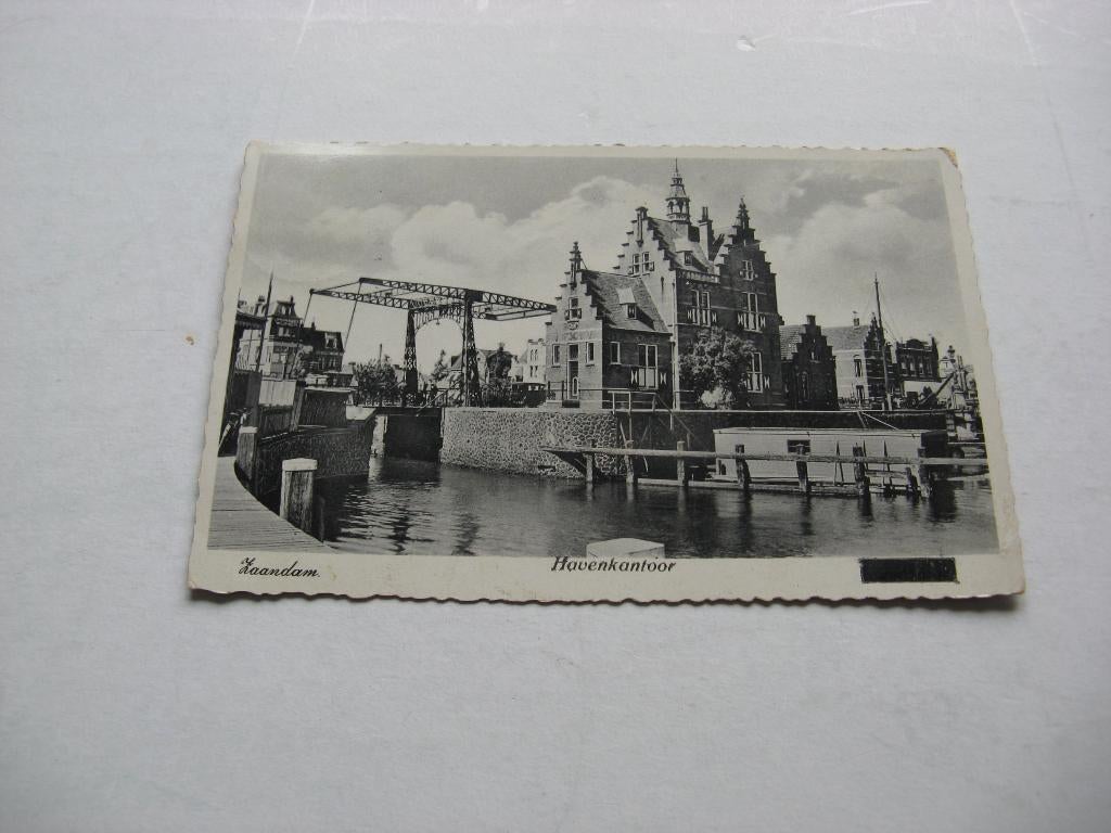 Zaandam Havenkantoor jaartal 1940, Verzamelen, Ansichtkaarten | Nederland, Ophalen of Verzenden, Voor 1920, Noord-Brabant