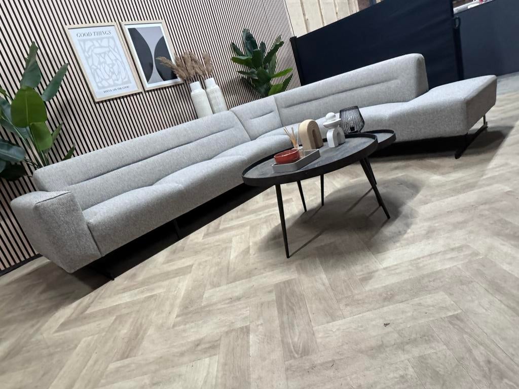 ZGAN H.E. Design Hoekbank Madrid - Grijs - 310 x 250, Huis en Inrichting, -, Hoekbank, 300 cm of meer, Ophalen of Verzenden