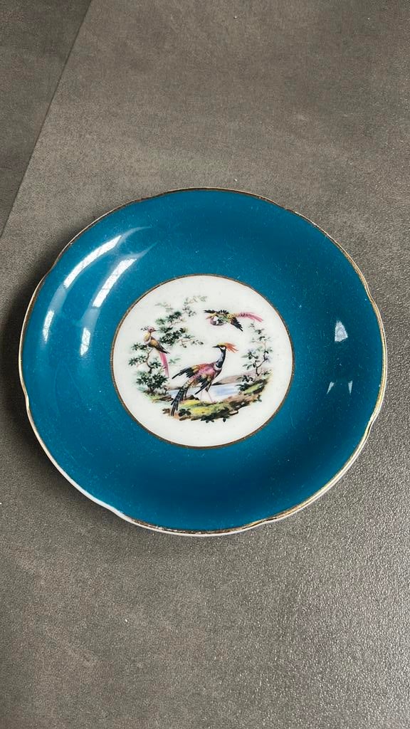 Royal Grafton schaaltje blauw vintage, Antiek en Kunst, Antiek | Porselein, Ophalen of Verzenden