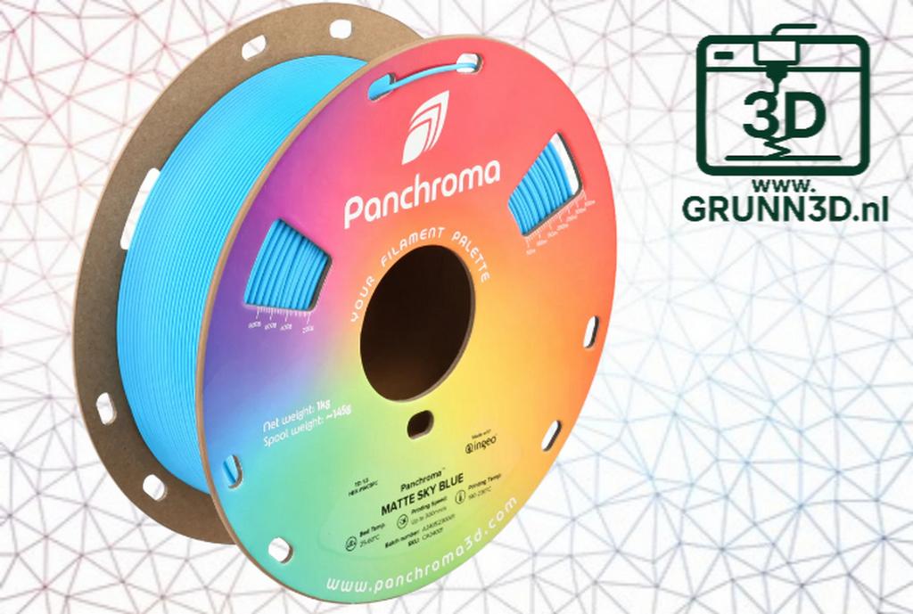 Panchroma Matte PLA 1.75mm 1kg 3D filament Sky Blue, Computers en Software, 3D-printerbenodigheden, Nieuw, Ophalen of Verzenden