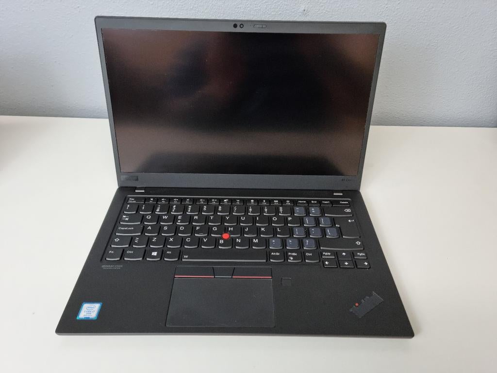 Lenovo Thinkpad Carbon X1 , Core i7 8550u , 16 GB , 512 SSD, Qwerty, 14 inch, Ophalen of Verzenden, Zo goed als nieuw