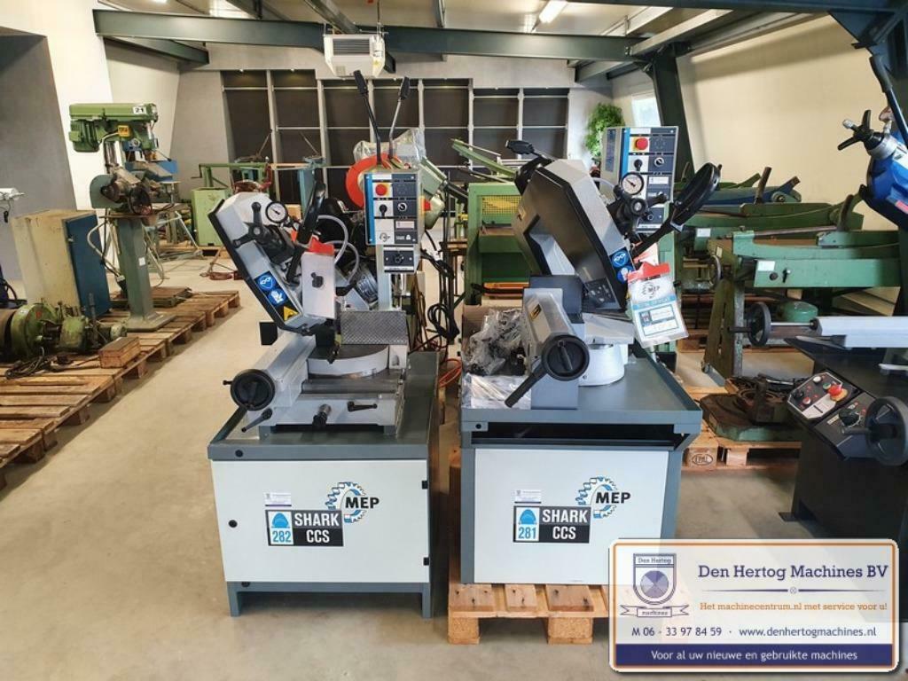 Demo Mep Shark 281 CCS bandzaag lintzaag zaagmachines 400V, Ophalen, 70 mm of meer, Overige typen, 1200 watt of meer