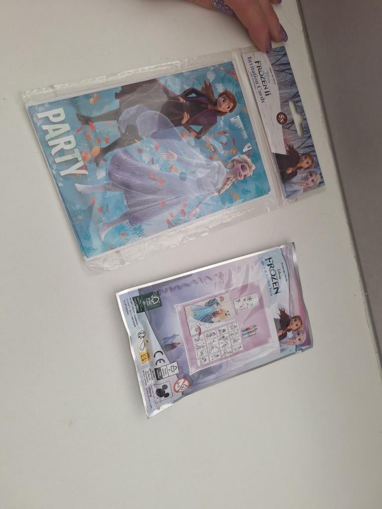 Frozen uitnodiging, Ophalen of Verzenden, Nieuw, Versiering, Verjaardag