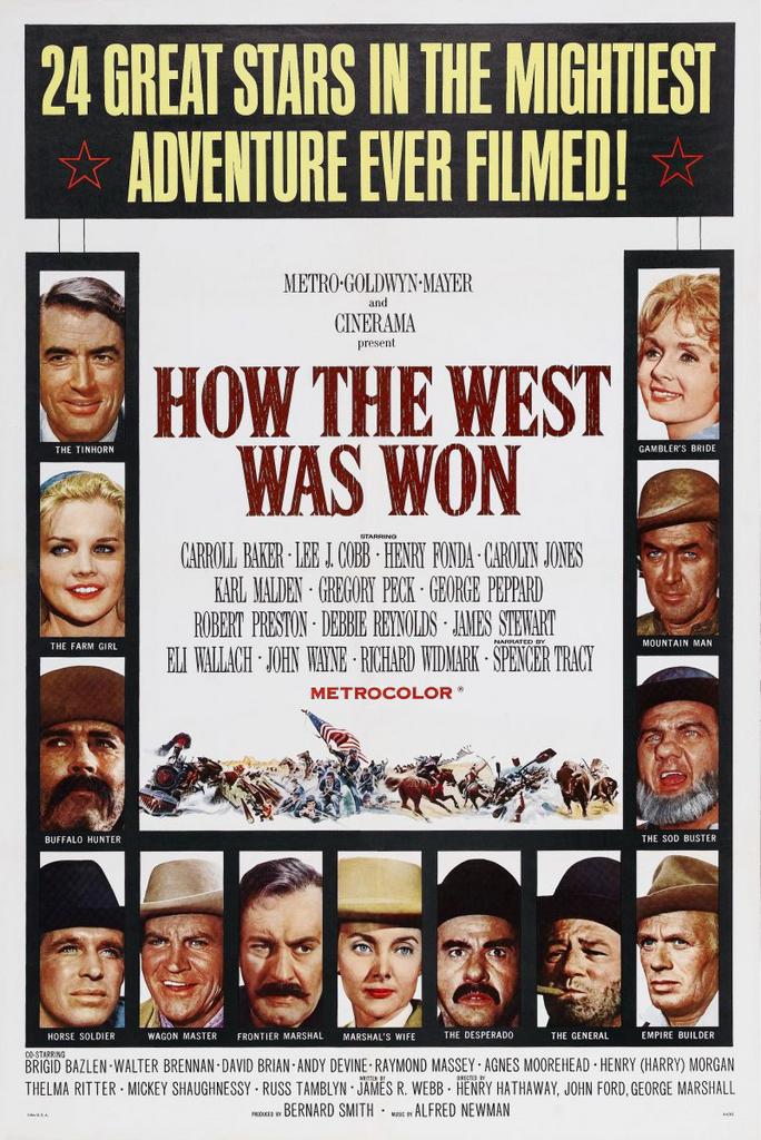 5) How the West Was Won, 2 dvd set, met heel veel sterren…, Alle leeftijden, Ophalen of Verzenden, Zo goed als nieuw, Boxset