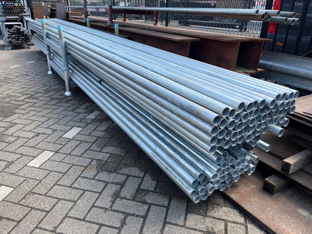 Steigerbuis/steiger buis/steigerpijp 48.3MM 400CM en 600CM, Ophalen, Nieuw, Gevelsteiger, 5 meter of hoger