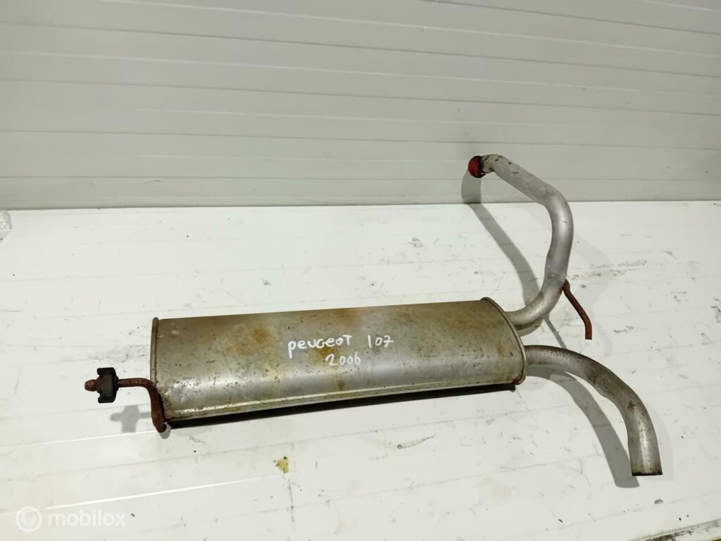Achterdemper Peugeot 107, Auto-onderdelen, Uitlaatsystemen, Gebruikt, Ophalen of Verzenden