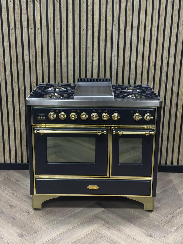 Prachtige Boretti Majestic 100cm Goud Messing + Frytop