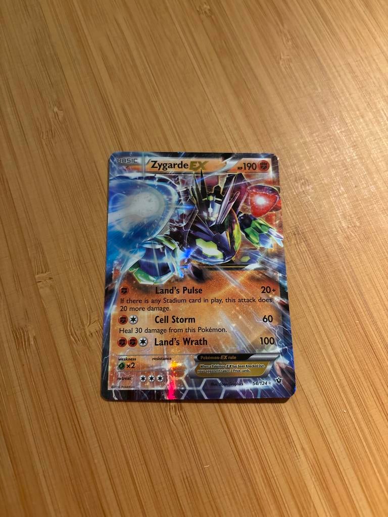 ZygardeEX 54/124 Pokémonkaart, Ophalen of Verzenden, Gebruikt, Losse kaart