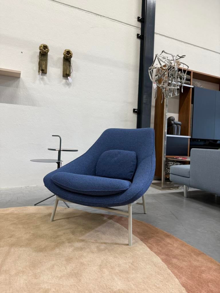 Nieuw Pode Tresto Fauteuil Monza Stof Blauw design stoel, Huis en Inrichting, Fauteuils, Nieuw, 75 tot 100 cm, Stof, Pode