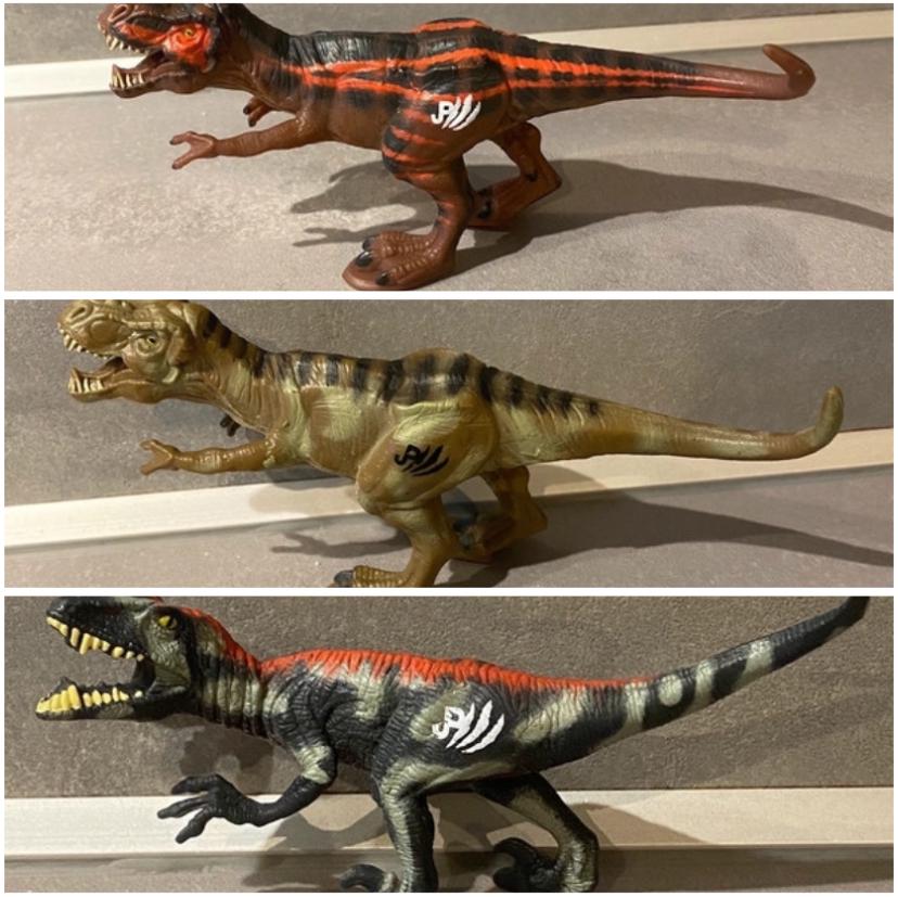 Jurassic Park 3 / jp dino’s - hasbo 2001 en 2002, Ophalen of Verzenden, Gebruikt