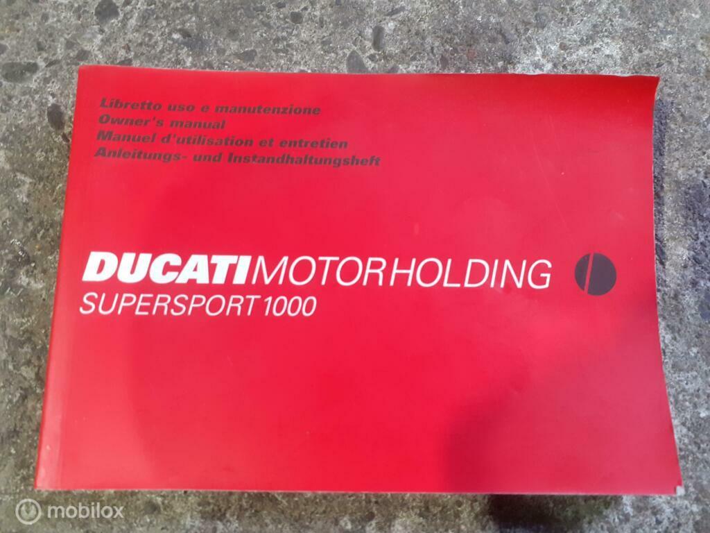Gebruikshandleiding user manual SSie Supersport Sport 1000, Ophalen of Verzenden, Gebruikt