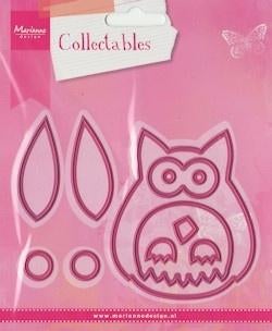 snijmal uil Marianne Collectables, Hobby en Vrije tijd, Kaarten | Zelf maken, Ophalen of Verzenden, Zo goed als nieuw, Overige thema's