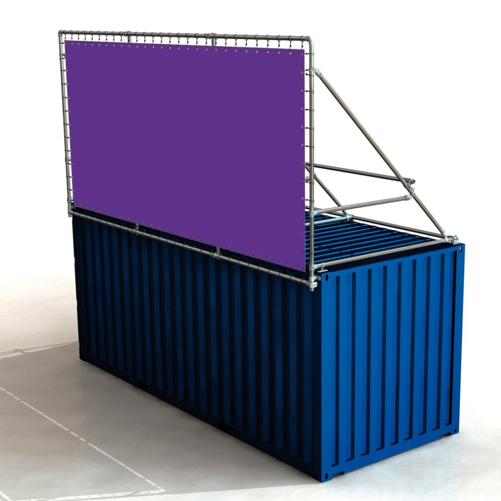 Containerclamp voor boven en of zijkant container, Ophalen, Nieuw