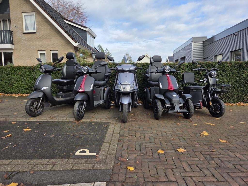 Scootmobielen verhuur én verkoop ook For Motion modellen, Diversen, Overige merken, Nieuw, Ophalen of Verzenden, 16 km/u of meer